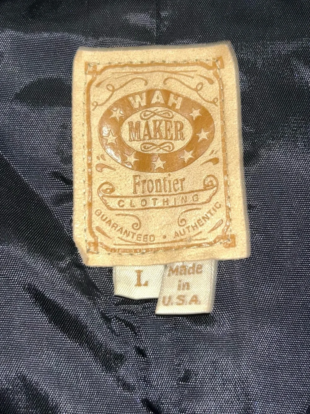 WAH Maker Frontier Clothing made in U.S.A. Vest